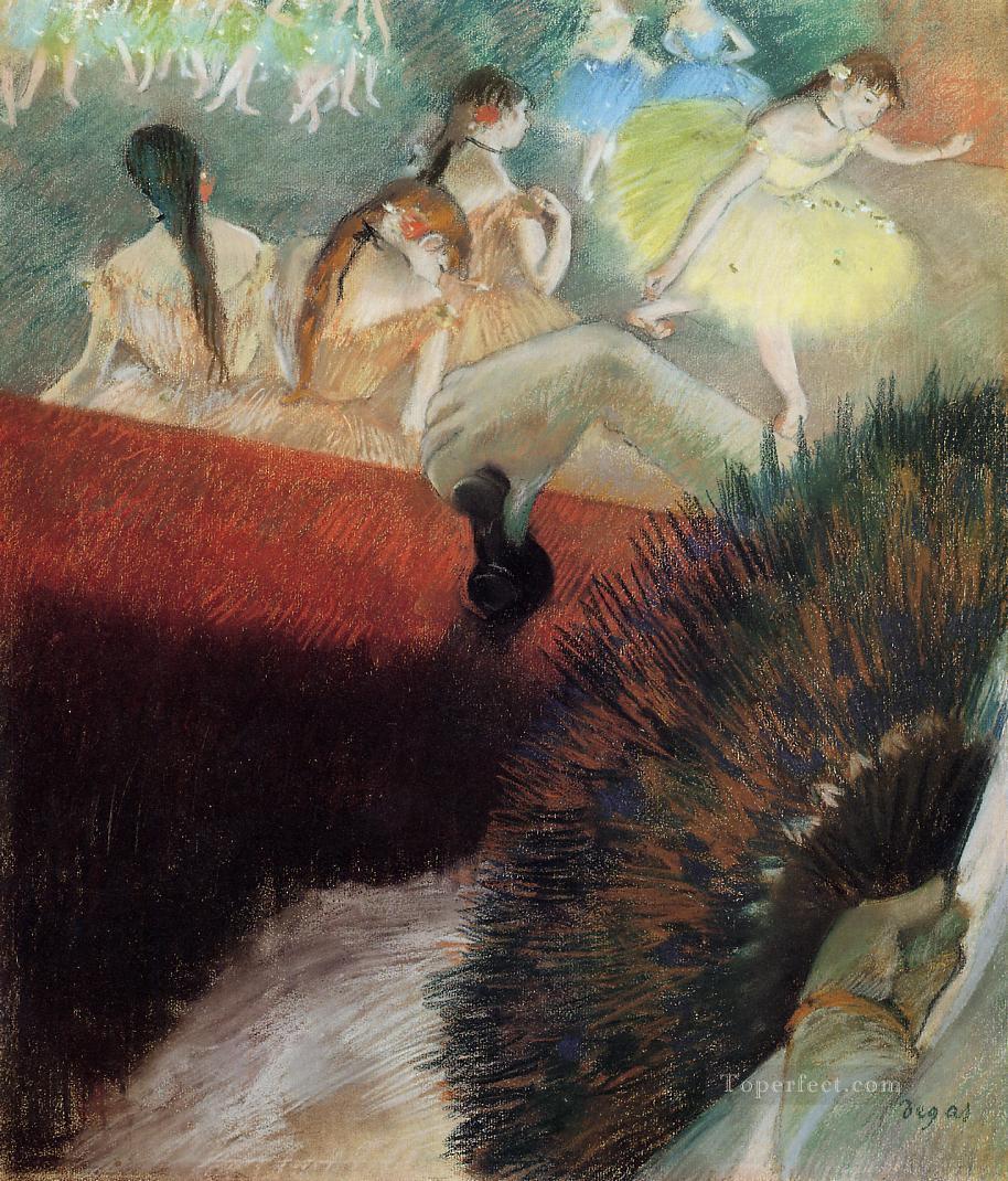 En el Ballet del Impresionismo, el bailarín Edgar Degas. Pintura al óleo